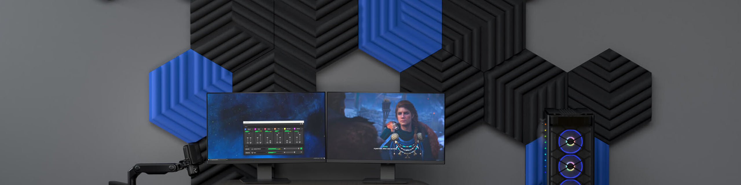 Streaming Acoustic Panels