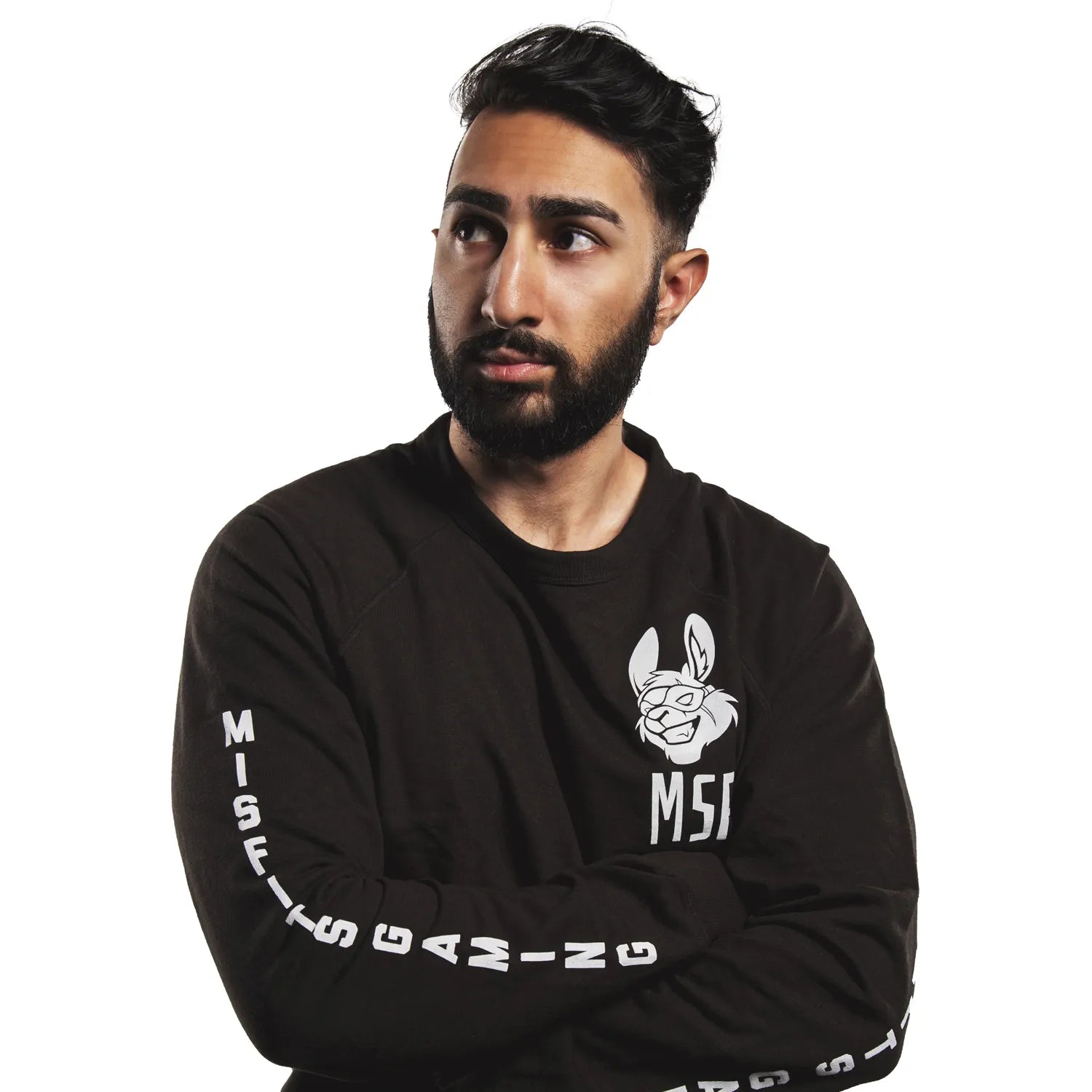 Misfits Sweater Control Crewneck Black