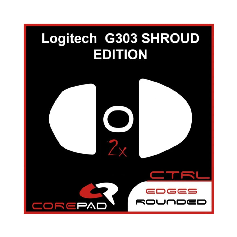 Corepad Patins Teflon CTRL Logitech G303 Shroud Edition