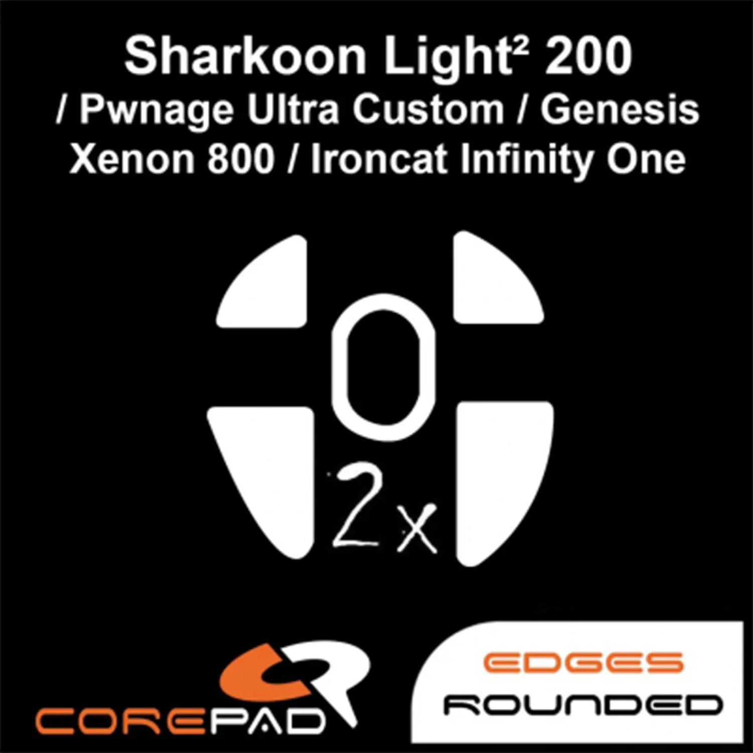 Corepad Skates Teflon PRO Sharkoon Light 200