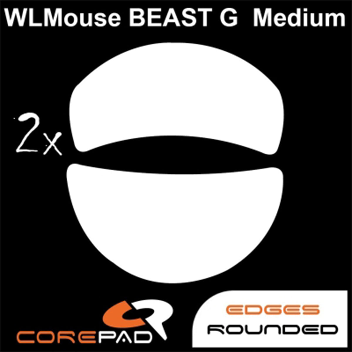 Corepad Patins PTFE PRO - WLMouse Beast G Medium