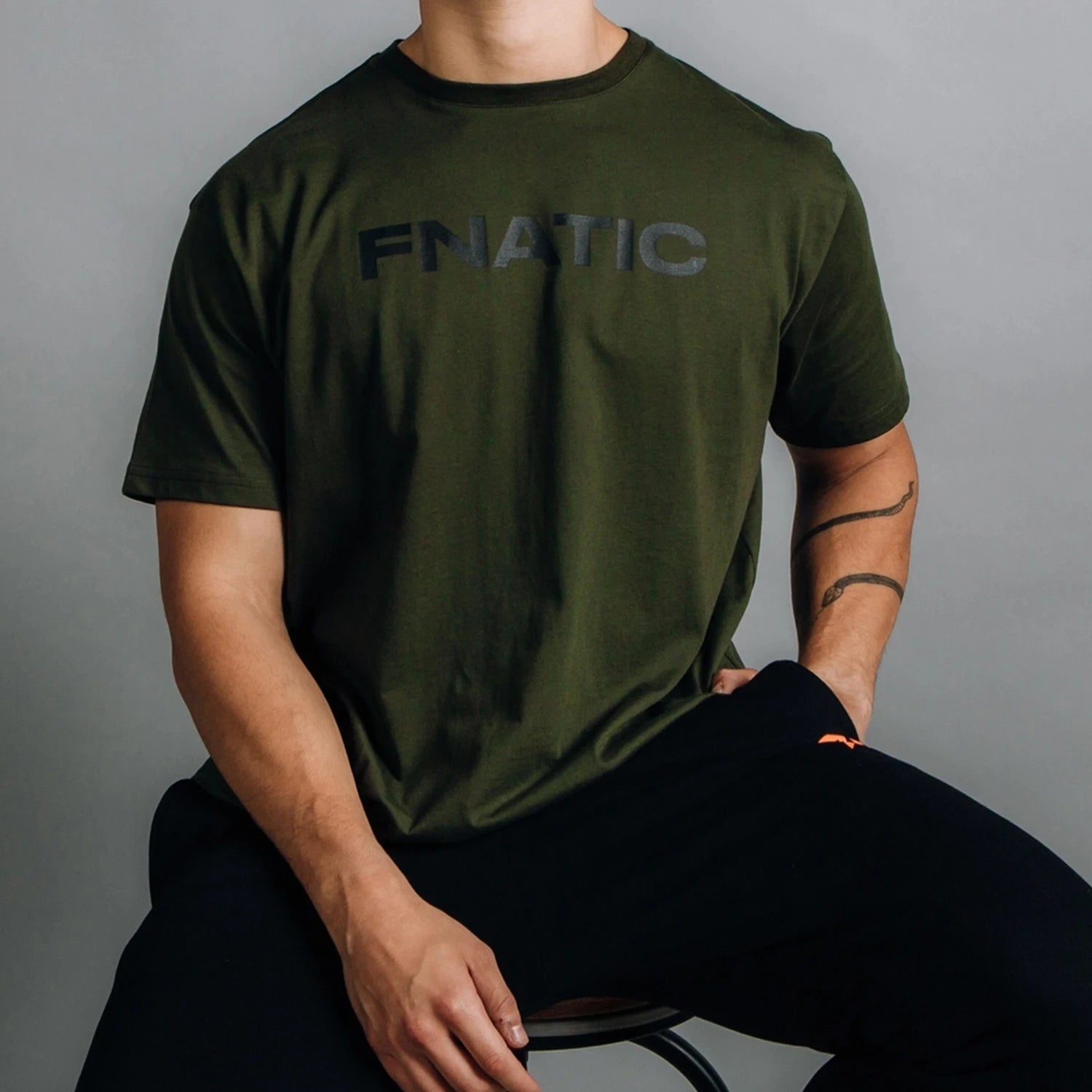 Fnatic T-Shirt Crest Tag Khaki