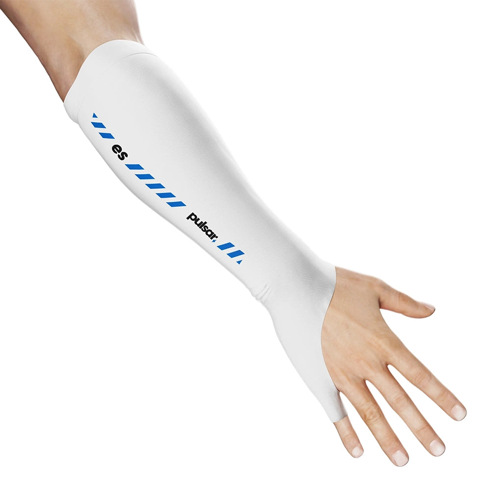 Pulsar ES Arm Sleeve Open Palm Long White