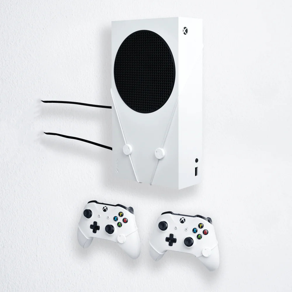 FLOATING GRIP Support Mural Xbox Series S Noir + 2 manettes