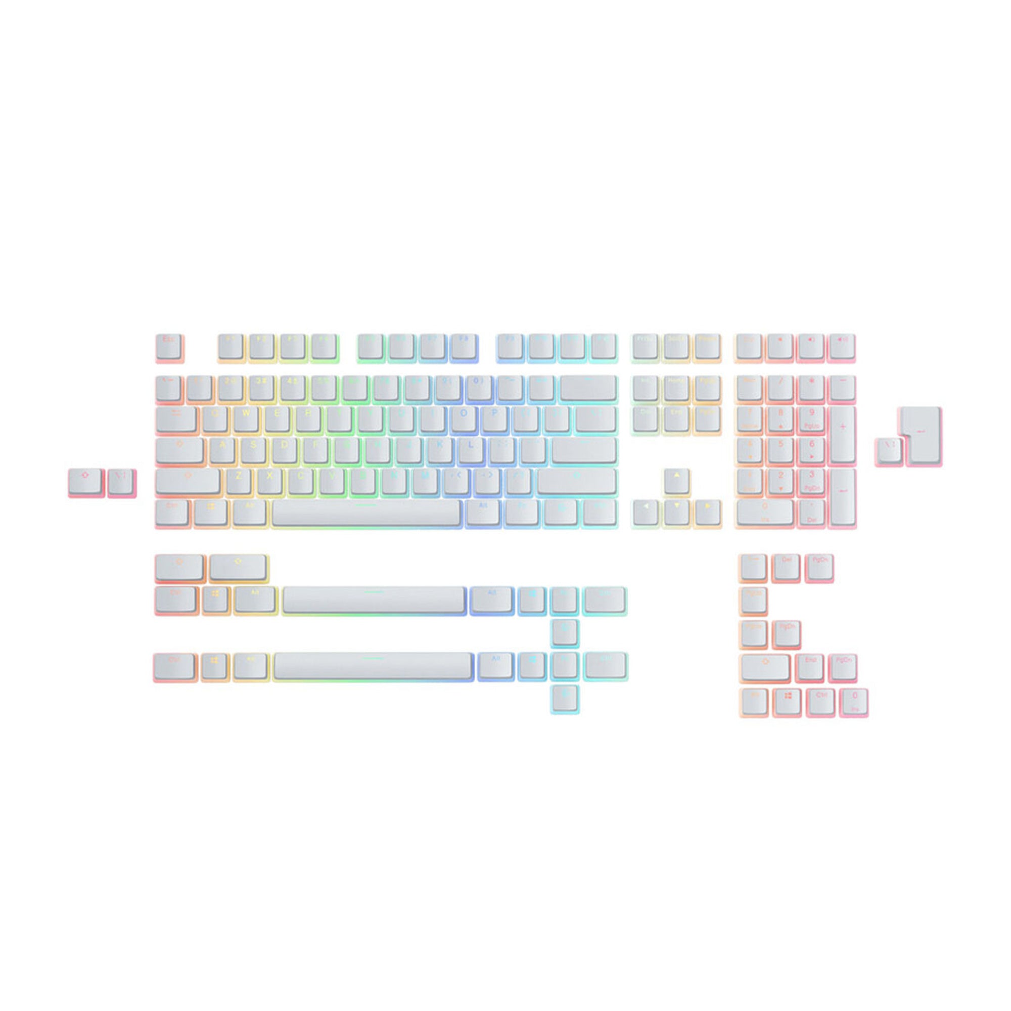 Glorious Aura V2 Keycaps ANSI US - Blanc