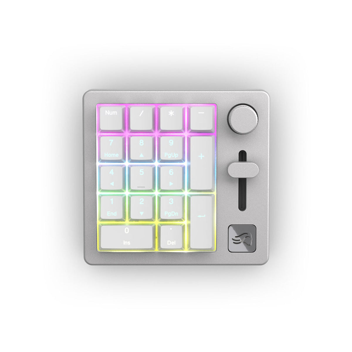 Glorious GMMK Wireless Numpad - Gris/Blanc