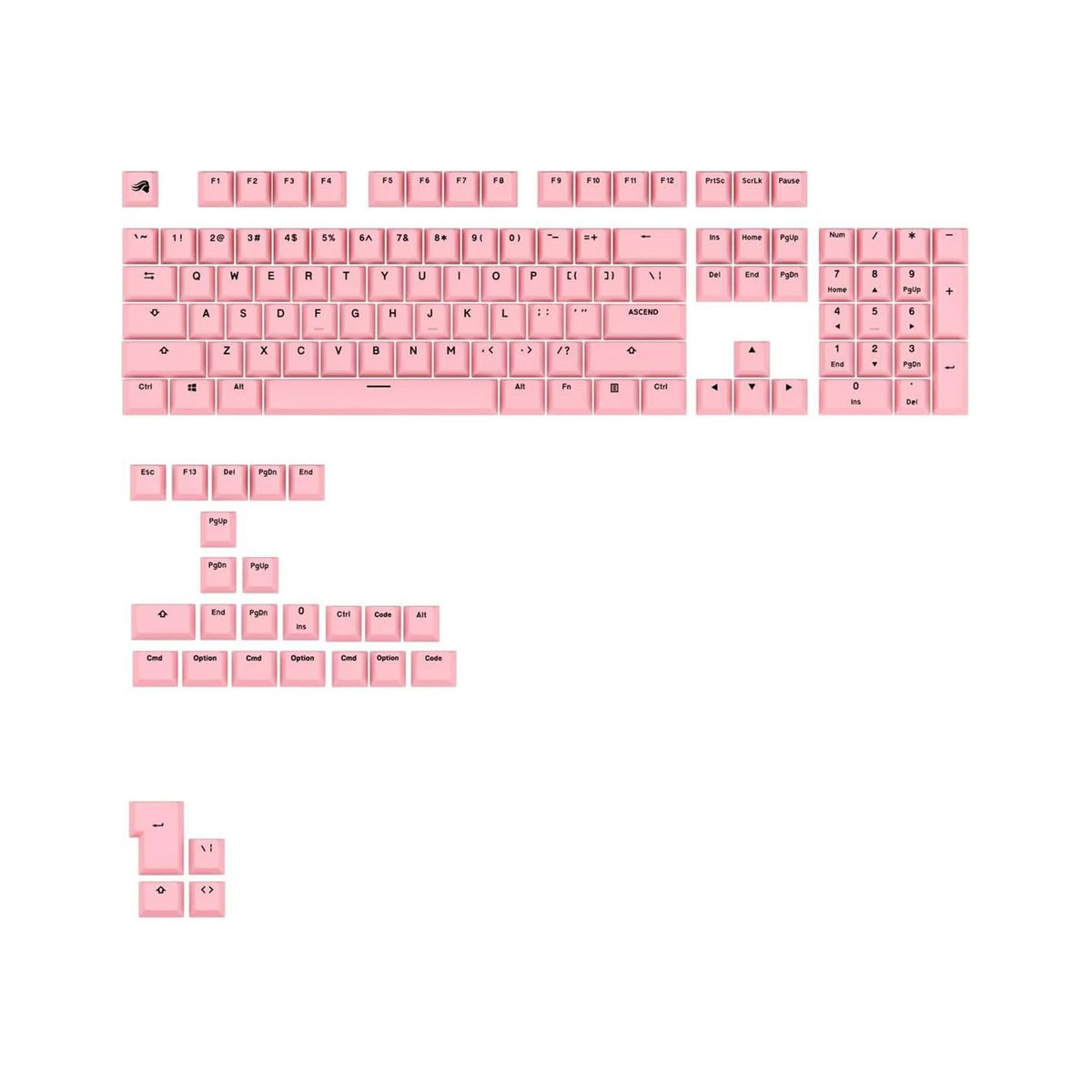 Glorious Keycaps V2 PBT ANSI US - Potion Pink