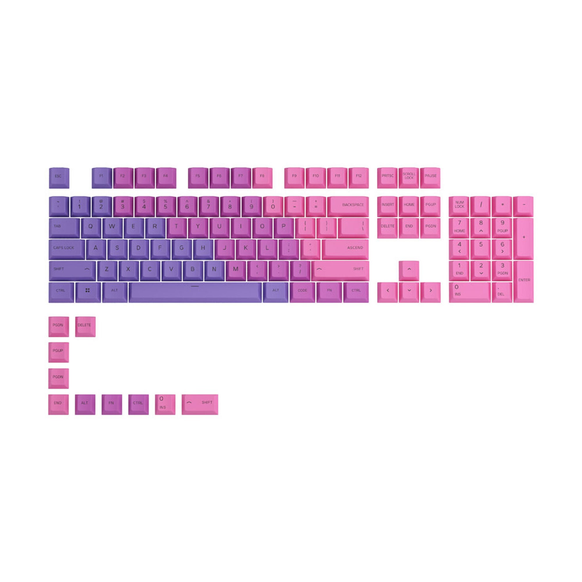 Glorious Keycaps V1 PBT ANSI US - Nebula