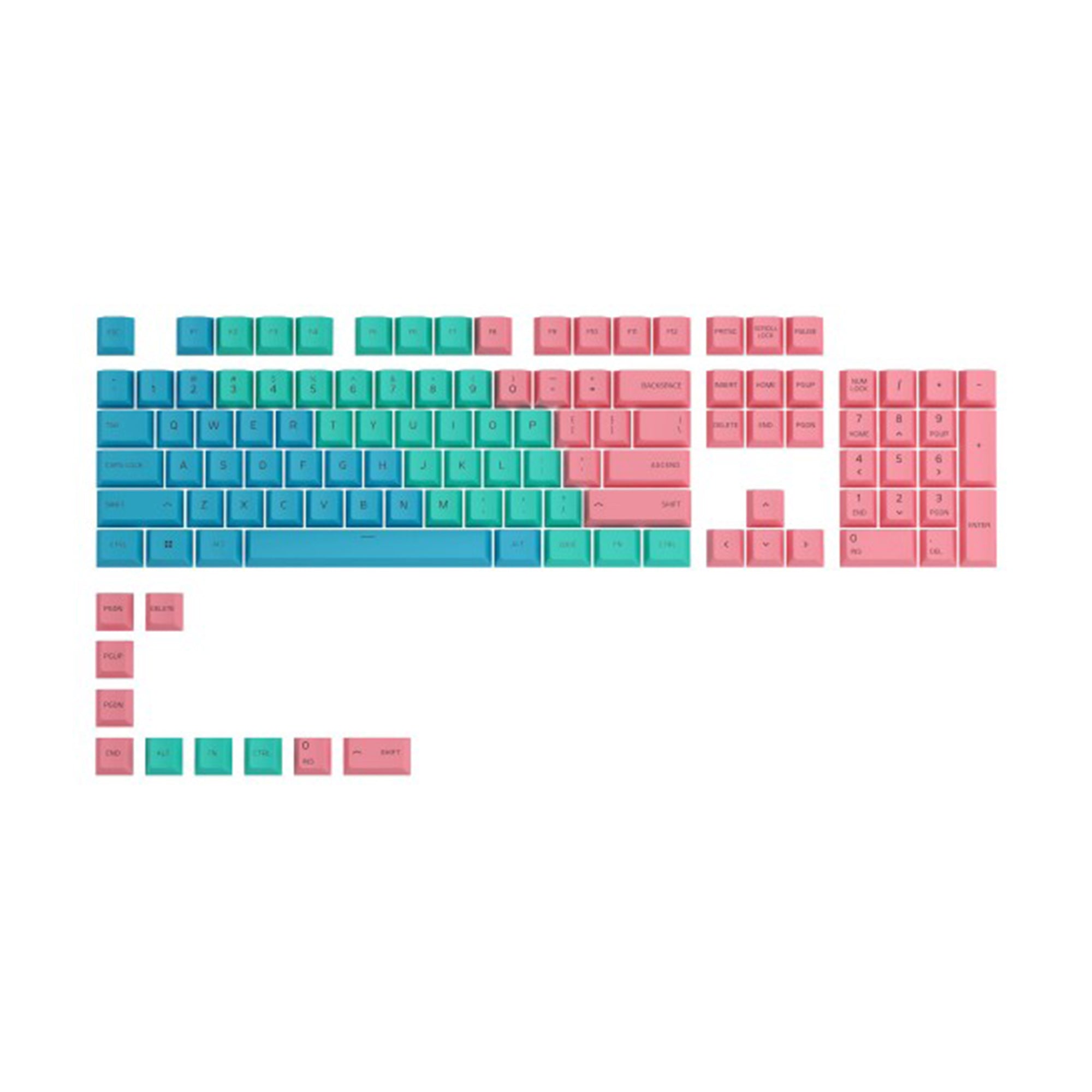 Glorious Keycaps V1 PBT ANSI US - Pastel