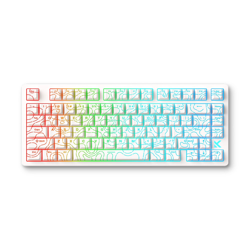 MCHOSE Jet 75 Magnetic ANSI US Topographic White
