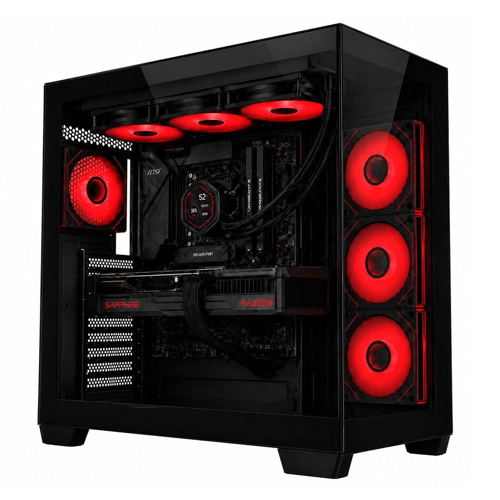 Maxesport MAXRED - AMD Radeon RX 9070 XT 16GB - AMD Ryzen 5 7500X3D - 32GB DDR5 - SSD 1TB