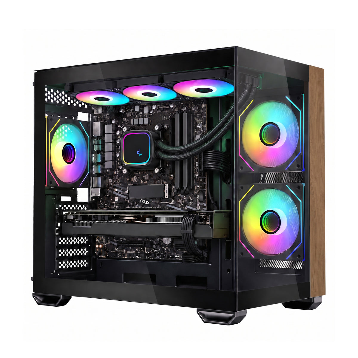 MAXESPORT WARMUP WOOD - RTX 5060 Ti - AMD Ryzen 5 5600 - 32GB DDR4