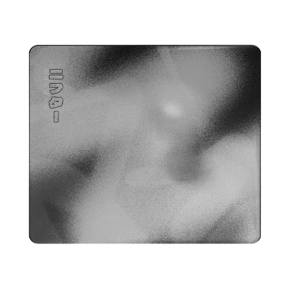 Nyfter Tapis de Souris en Verre G1 XL Shibuya Blanc