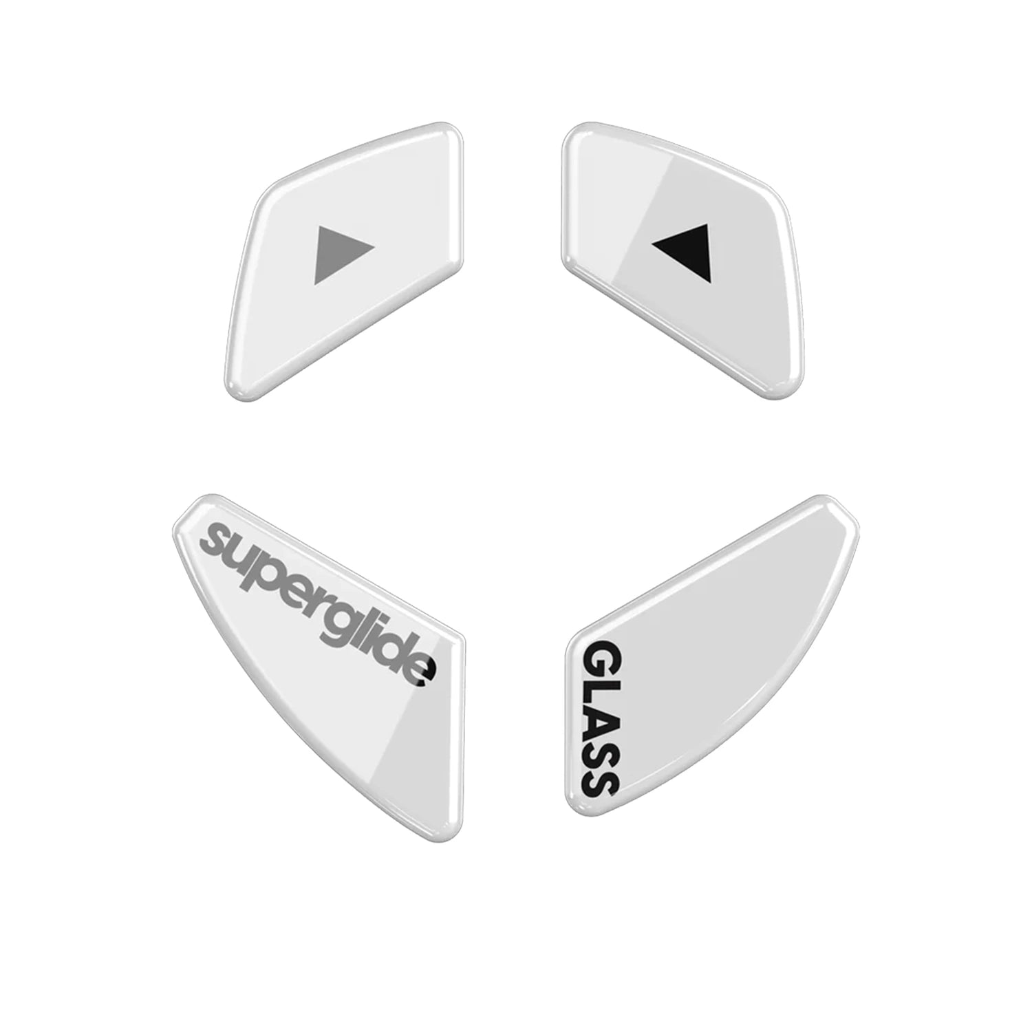 Superglide Type-S Glass Skates Glorious Model D/D Minus/ Model D/D Minus Wireless White