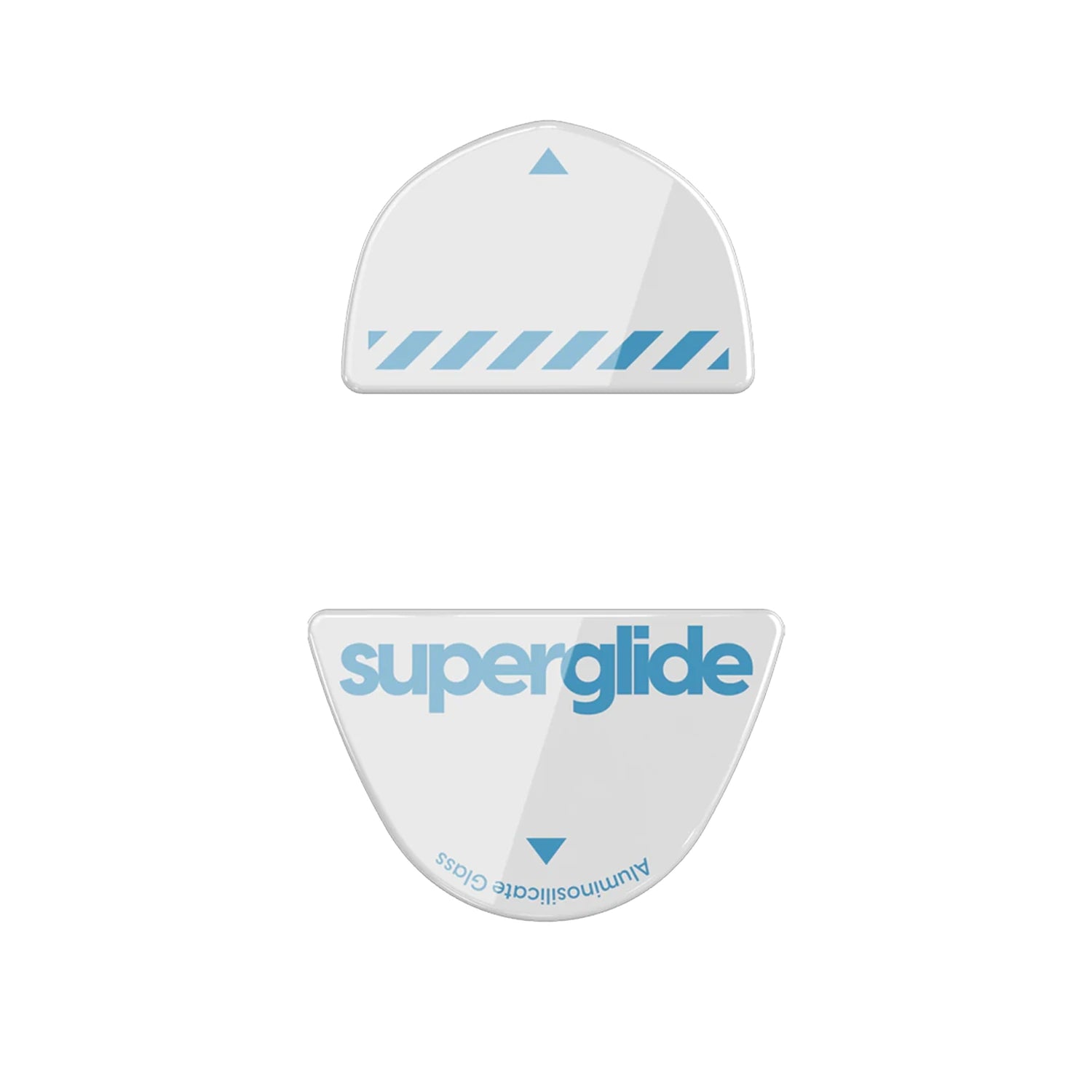 Superglide Type-S Glass Skates Logitech G303 Shroud Edition White
