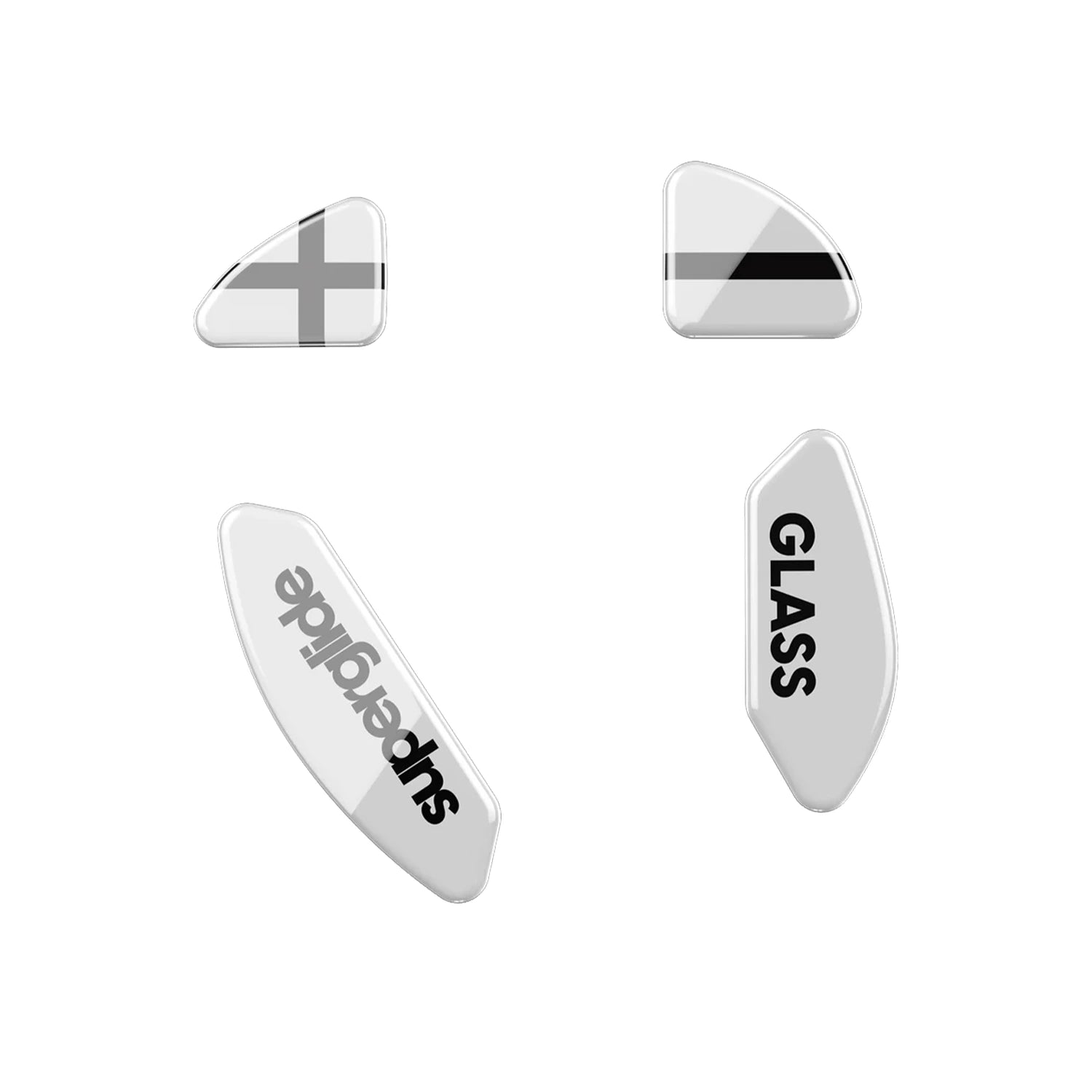 Superglide Type-S Patins en Verre Xtrfy M4 Wireless Blanc