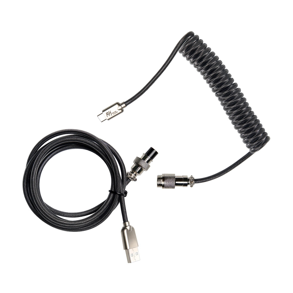 Royal Kludge Coiled Cable Noir