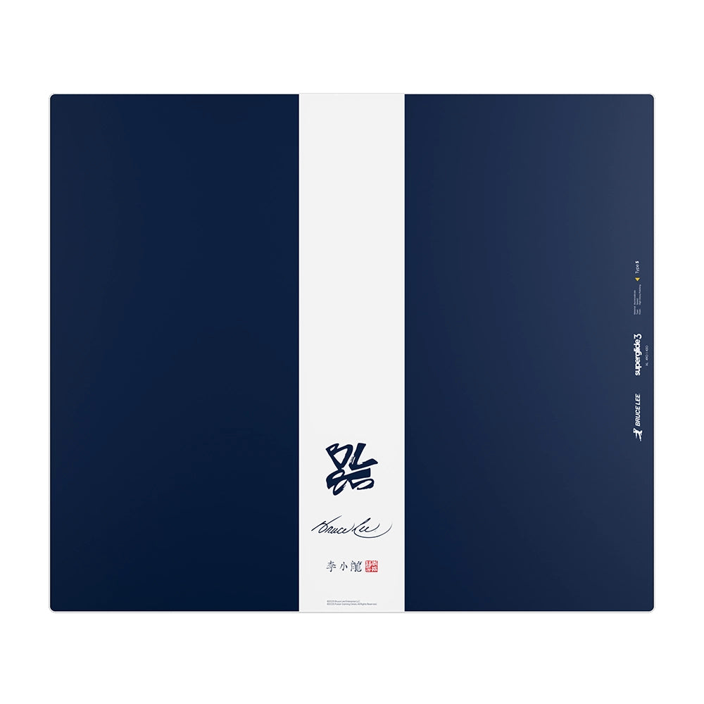 Superglide V3 Tapis de Souris en Verre XL Bruce Lee Navy