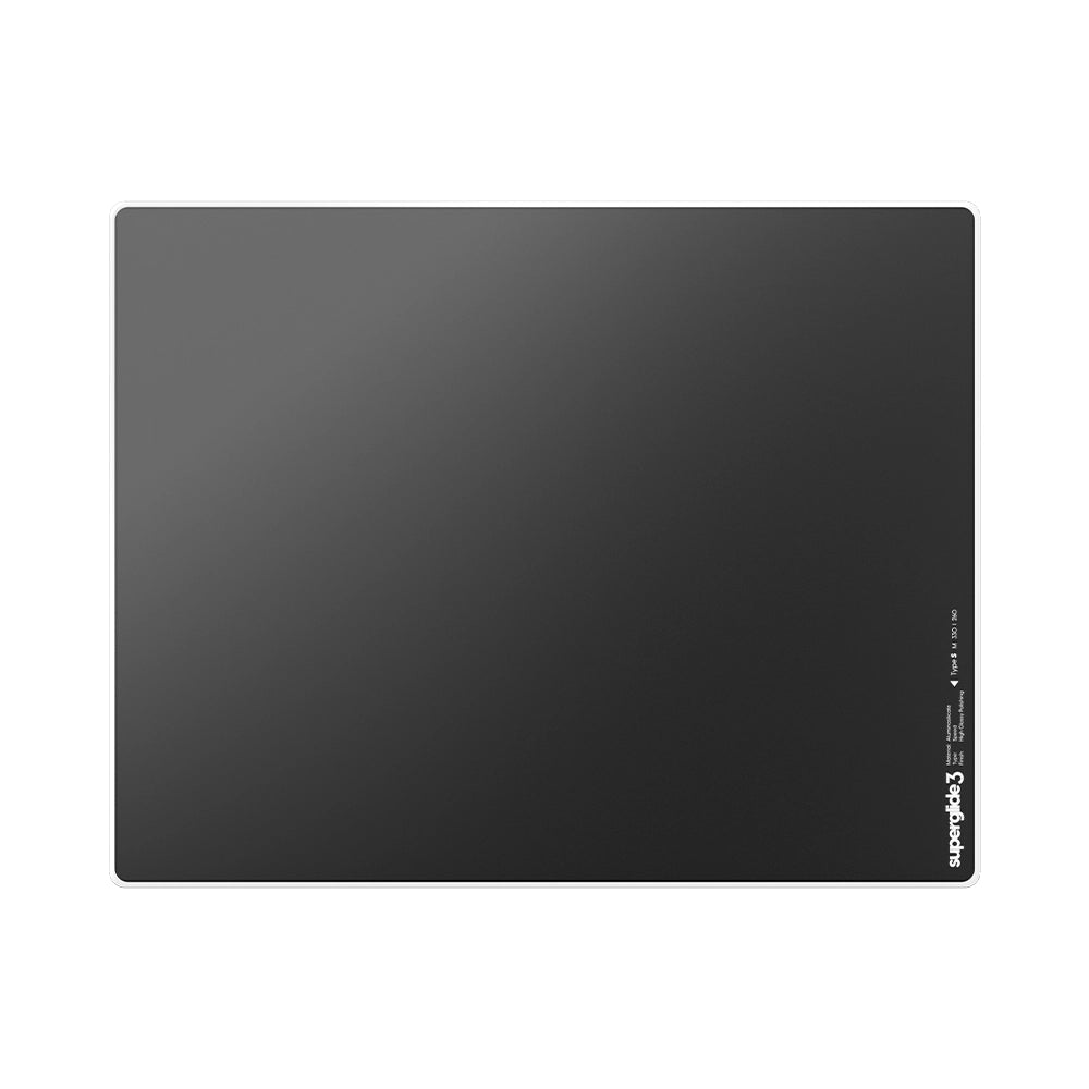 Superglide V3 Type-S Tapis de Souris en Verre M Noir