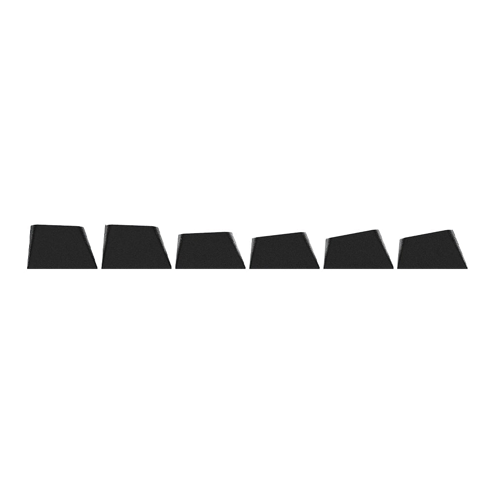 Wooting Keycaps PBT Split Space Bar Shine Through Noir