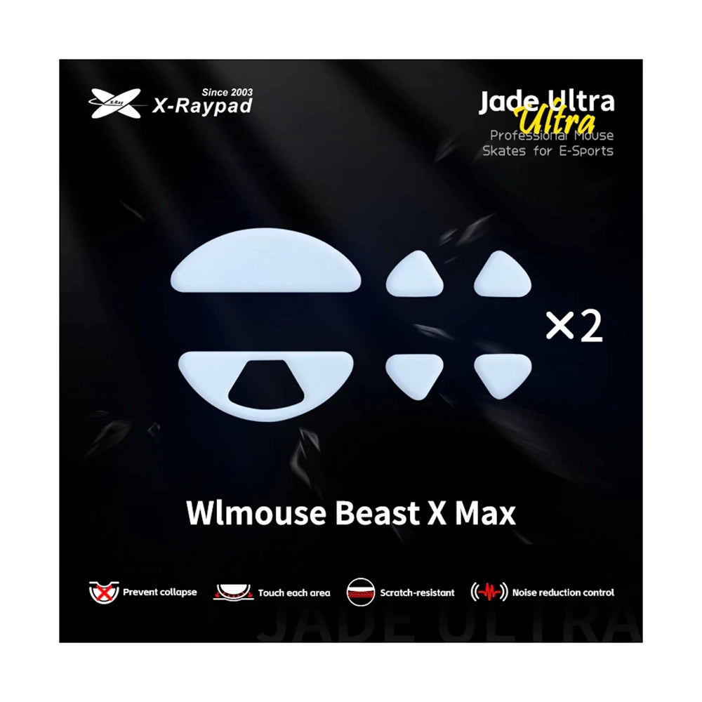 X-Raypad Skates Jade Ultra WLMouse Beast X Max