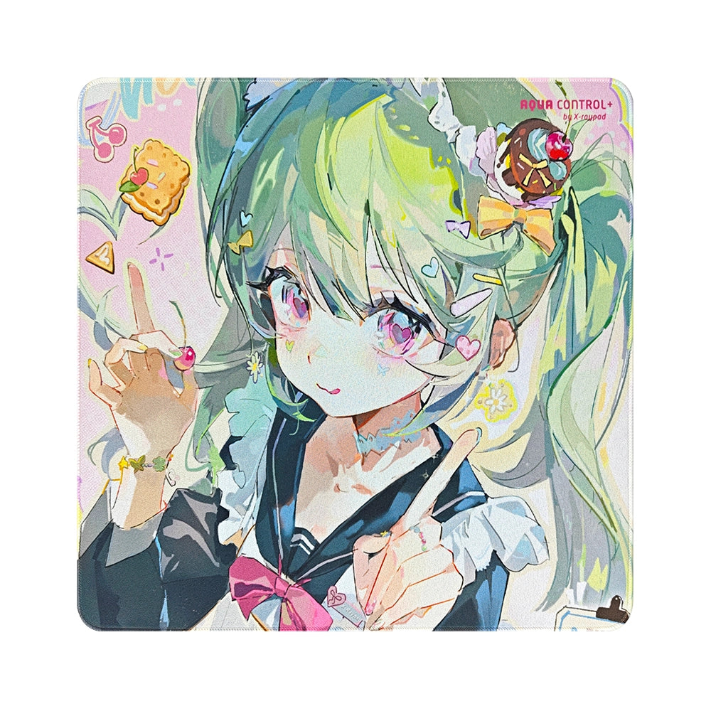 X-Raypad Aqua Control Plus Mint Pink XL Square