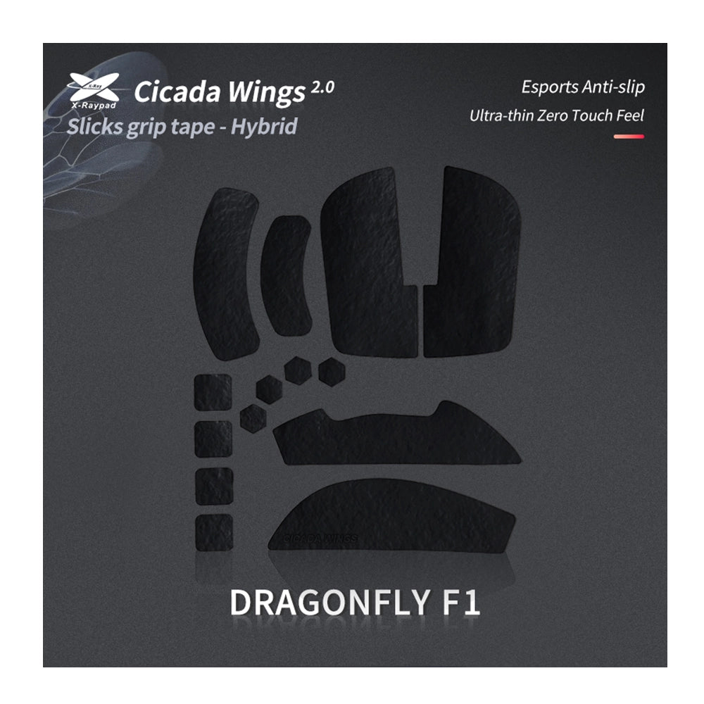 X-Raypad Cicada Wings 2.0 Grips VGN F1 Black
