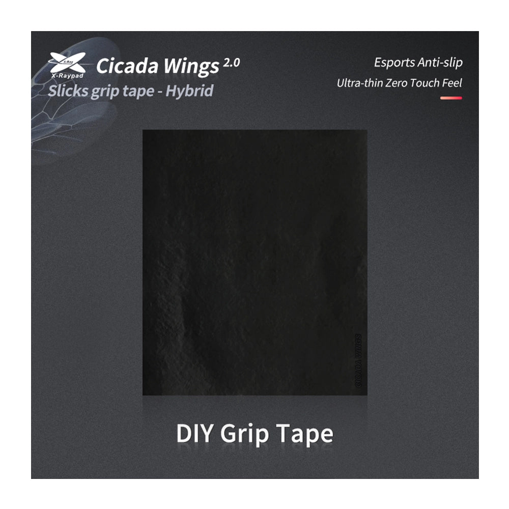 X-Raypad Cicada Wings 2.0 Grips Universels Noir DIY