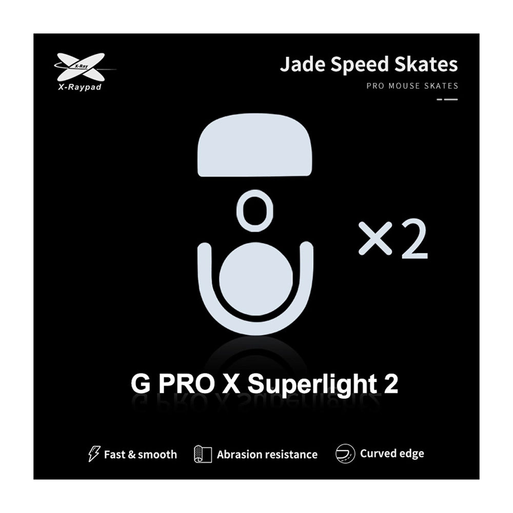 X-Raypad Skates Jade Logitech G PRO X2 SUPERSTRIKE / PRO X SUPERLIGHT 2 / 2 SE Wireless