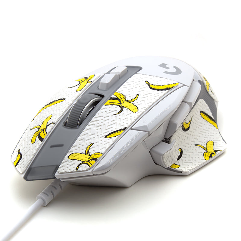 BT.L Grips pour Logitech G502X Banana White