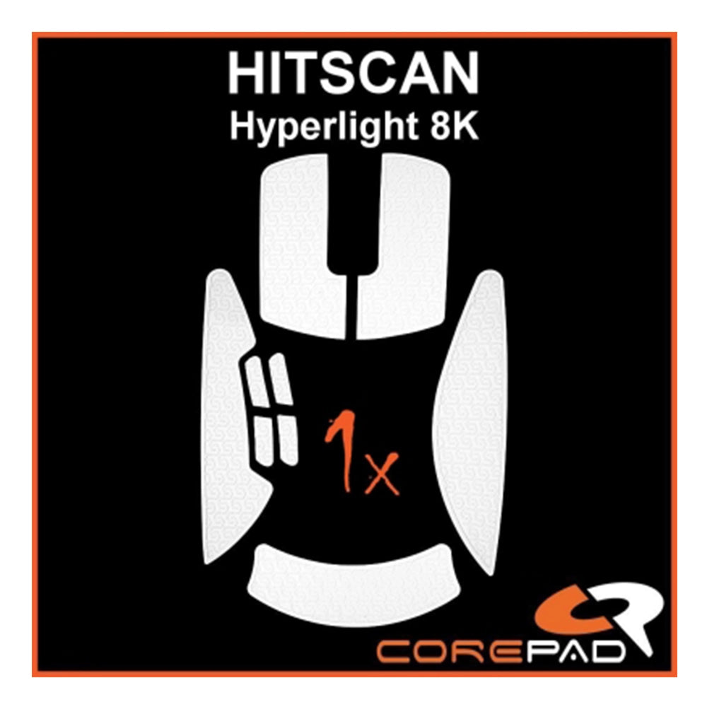 Corepad Grips Hitscan Hyperlight 8K Soft White