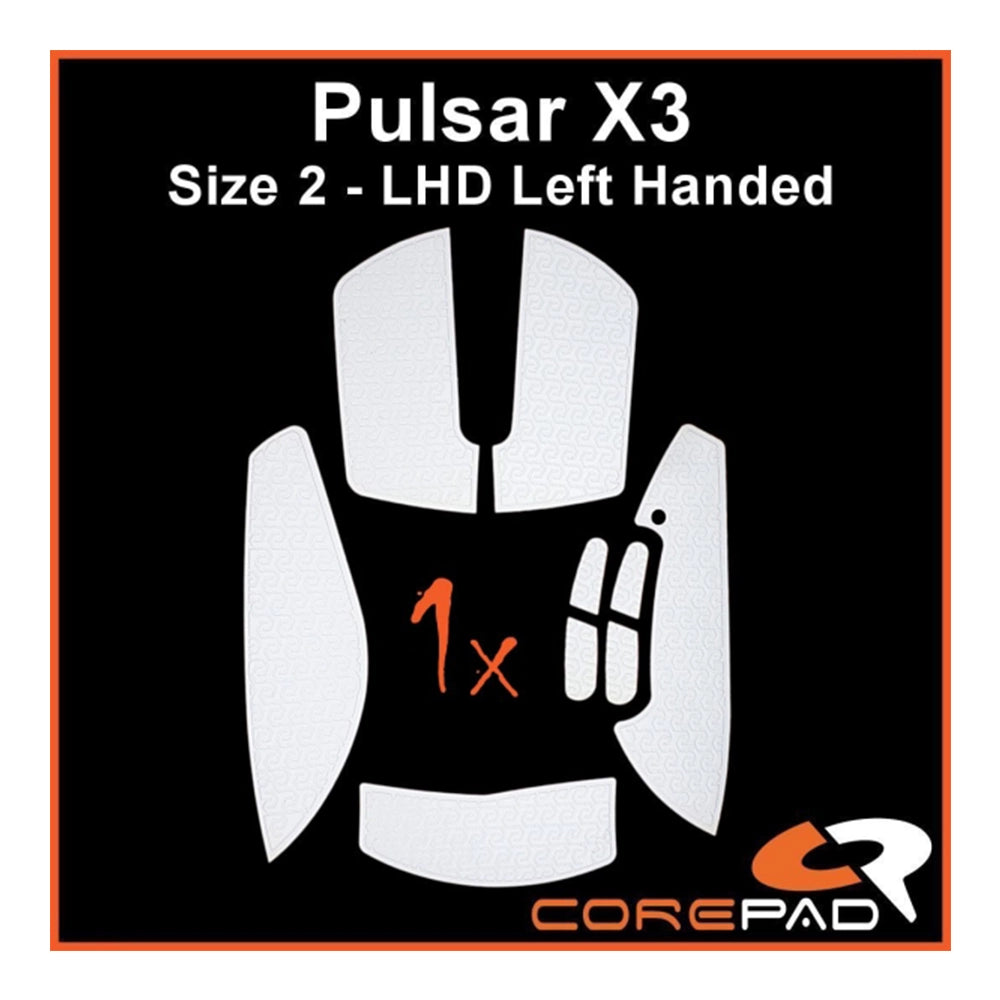 Corepad Grips Pulsar X3 LHD Wireless Soft White