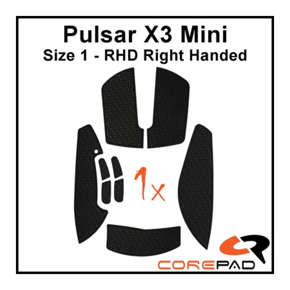 Corepad Grips Pulsar X3 Mini RHD Wireless Soft Noir