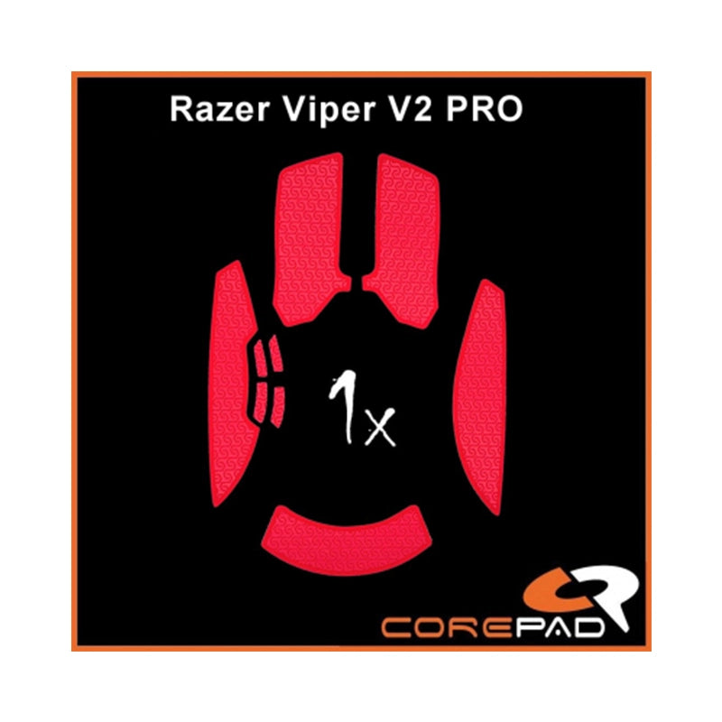 Corepad Grips Razer Viper V2 Pro Wireless Soft Red