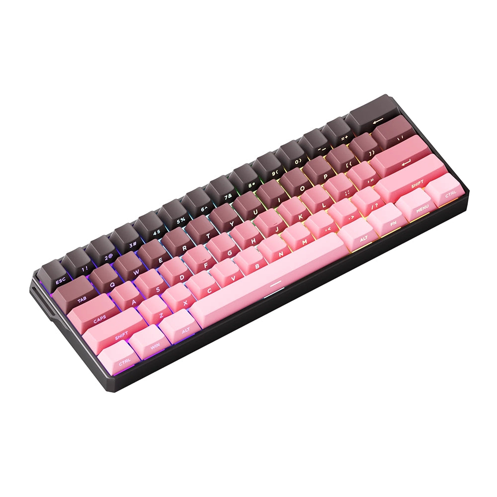 MonsGeek FUN60 ULTRA HE ANSI US Black and Pink Gradient