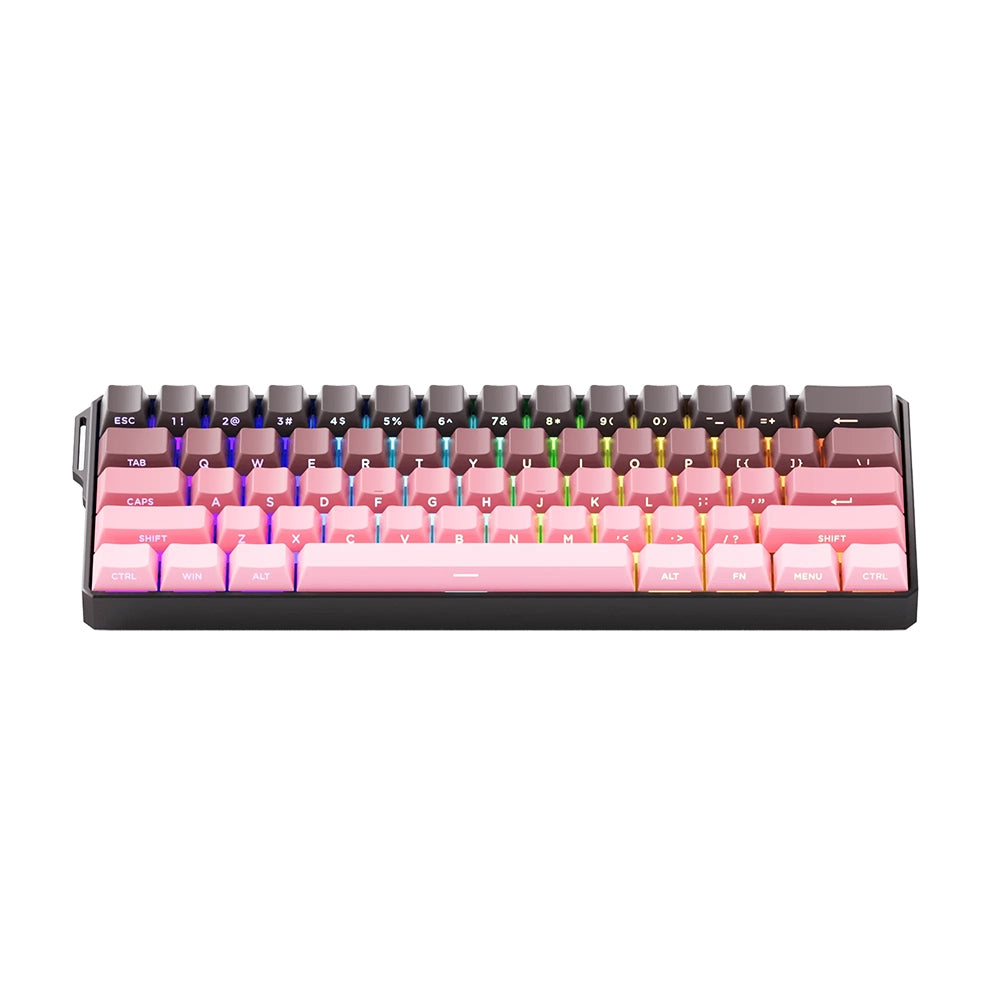 MonsGeek FUN60 ULTRA HE ANSI US Black and Pink Gradient