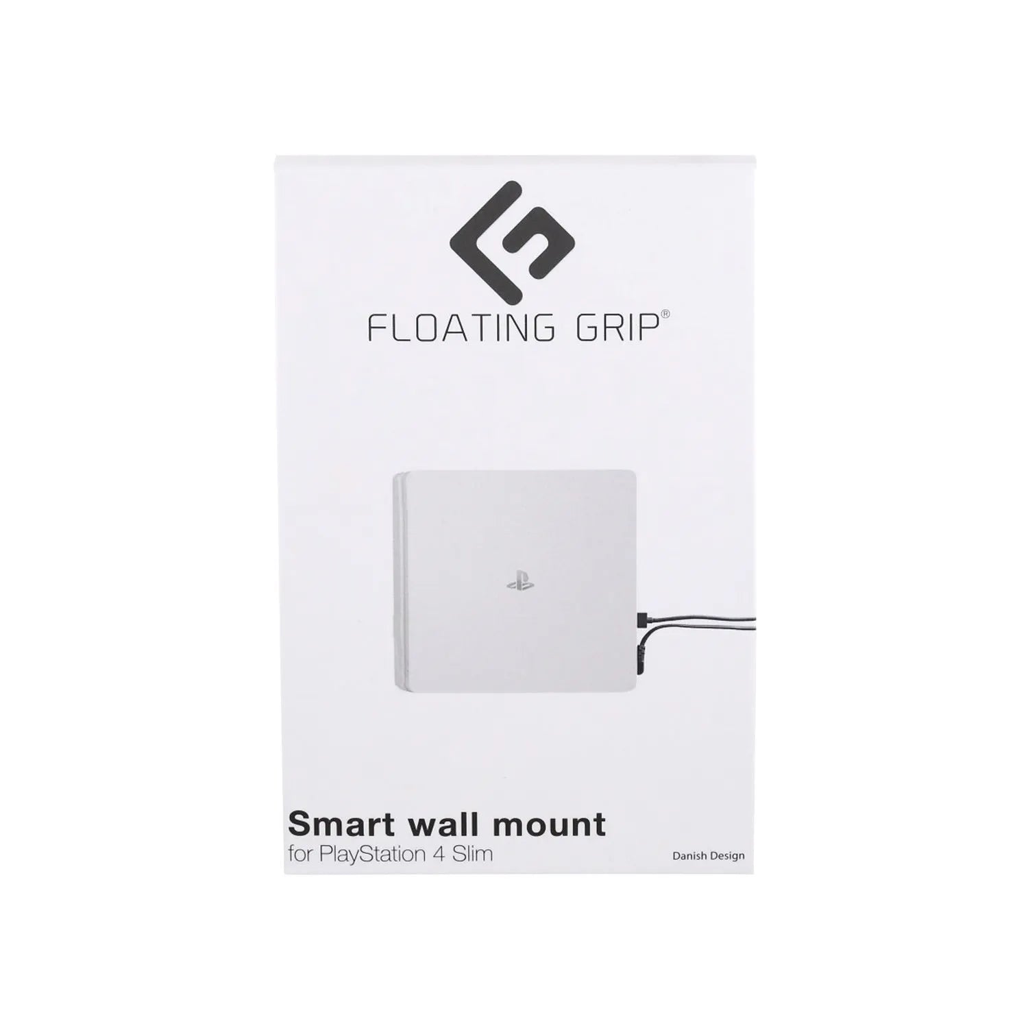 FLOATING GRIP Support Mural PS4 Slim Blanc