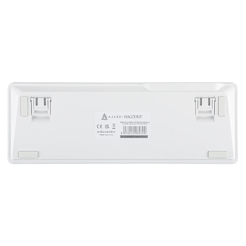 Ajazz AK680 MAX Magnetic ANSI US Blanc Side-Printed