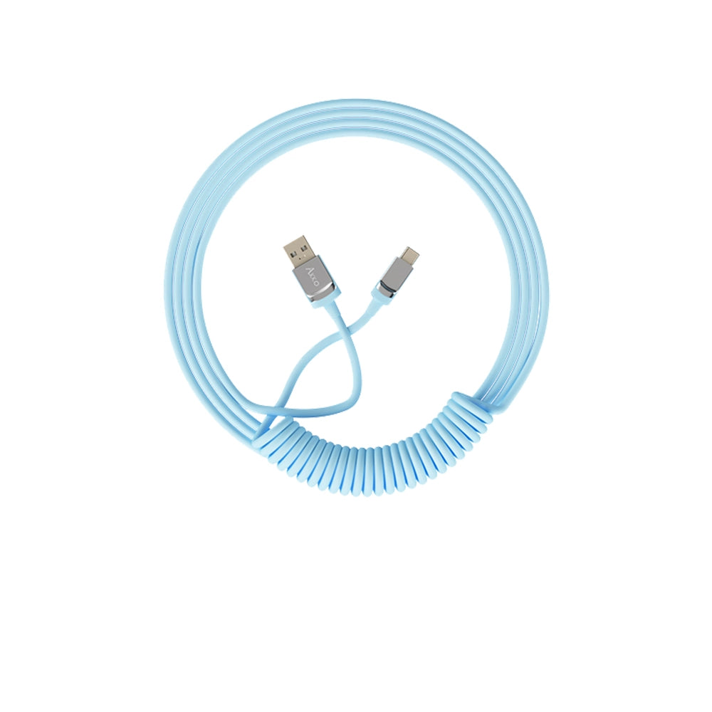 Akko Coiled Cable Bleu