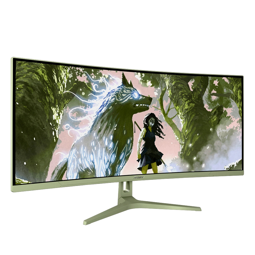 Arozzi Nova 34" VA 2K UWQHD 165Hz Forest Green
