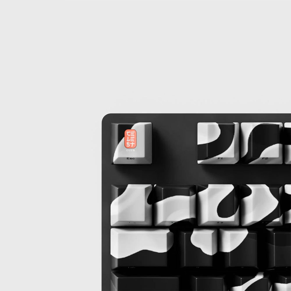 CelestClub Flames of Effort PBT Keycap Set