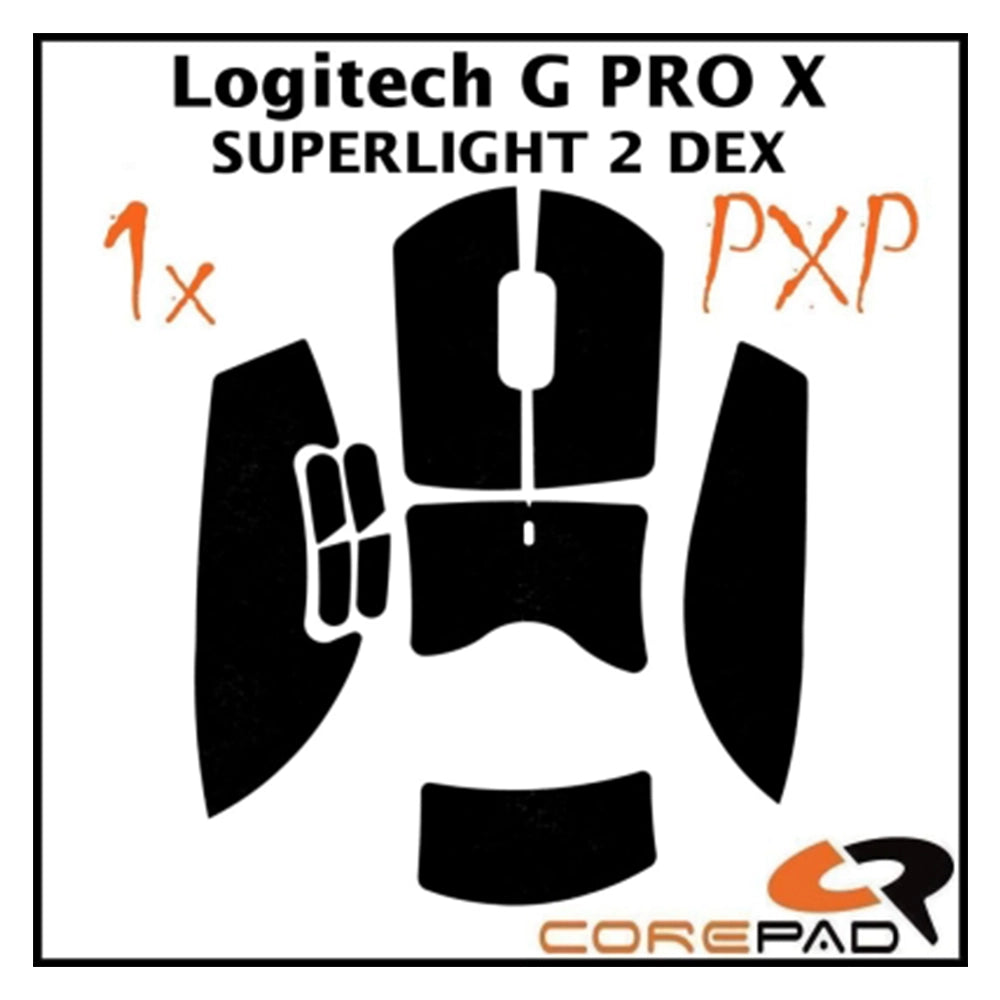 Corepad Grips PXP Logitech G PRO X SUPERLIGHT 2 DEX Noir