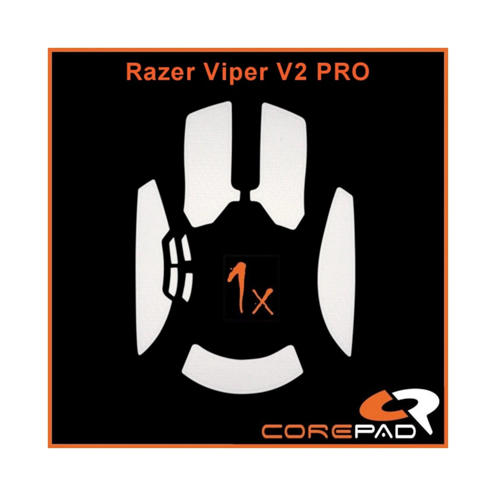 Corepad Grips Razer Viper V2 Pro Wireless Soft Blanc