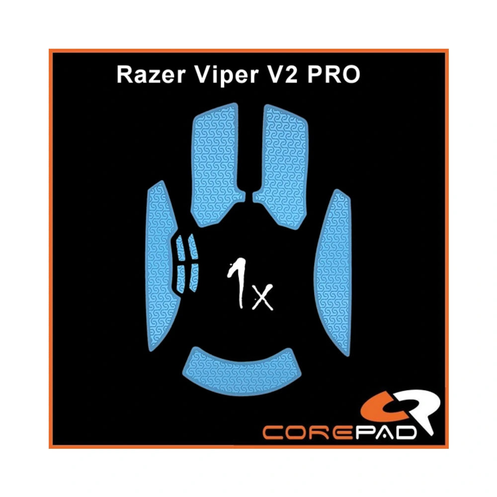 Corepad Grips Razer Viper V2 Pro Wireless Soft Bleu