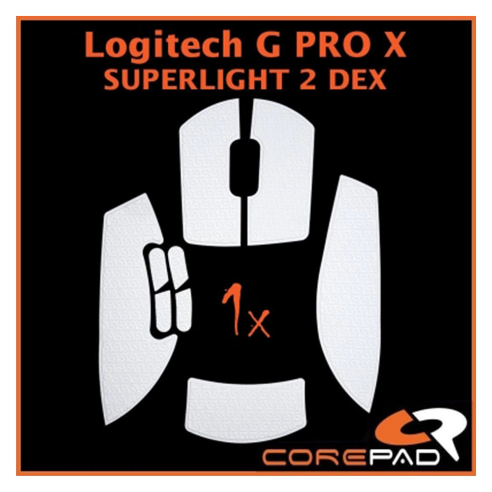 Corepad Grips Logitech G Pro X Superlight 2 DEX Blanc