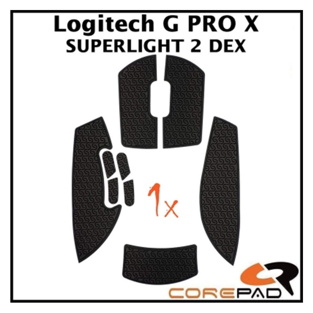 Corepad Grips Logitech G Pro X Superlight 2 DEX Noir