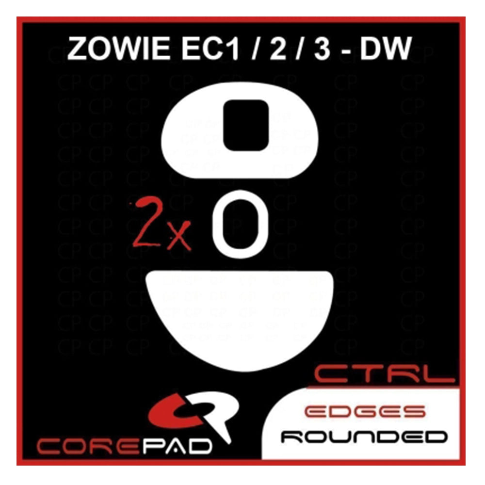 Corepad Patins Teflon CTRL Zowie EC1-DW / EC2-DW / EC3-DW