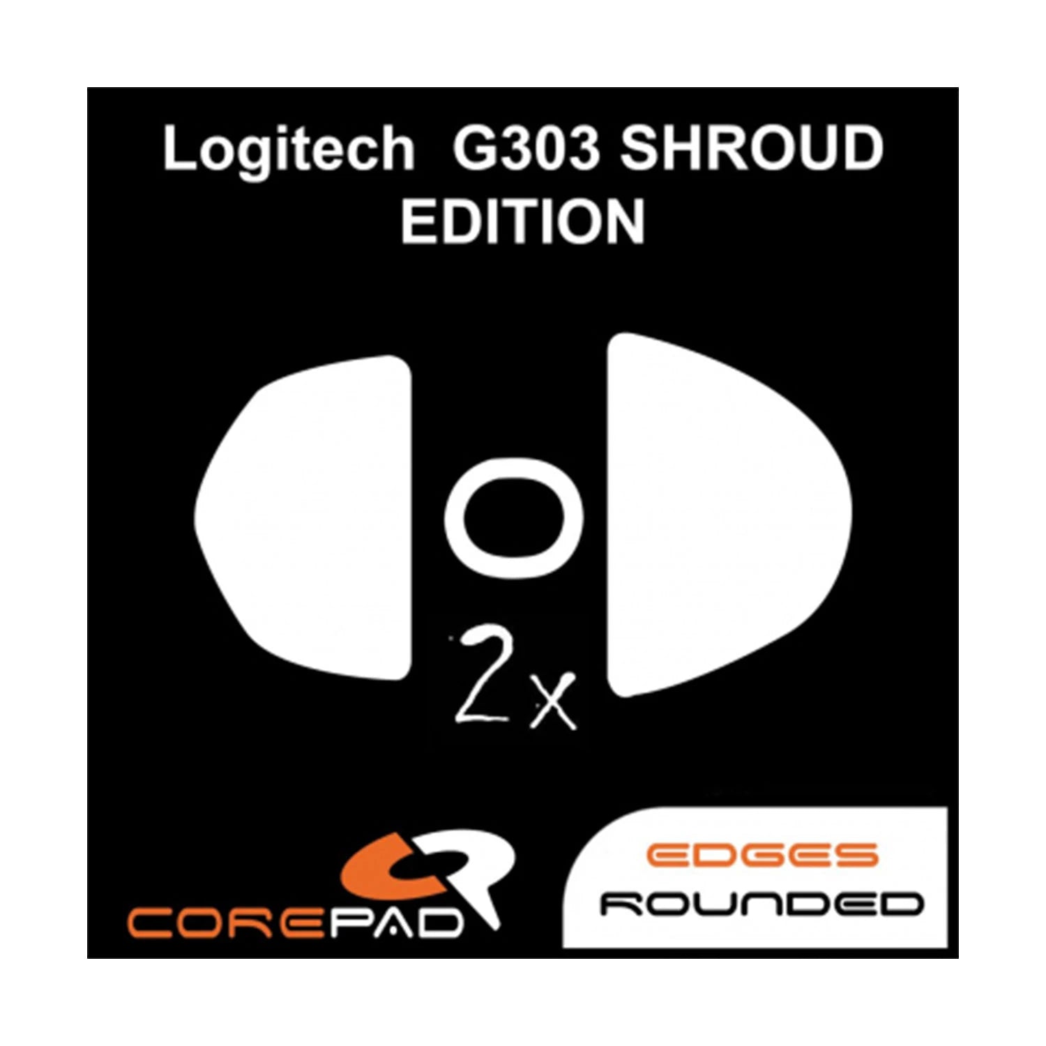 Corepad Patins Teflon PRO Logitech G303 Shroud Edition
