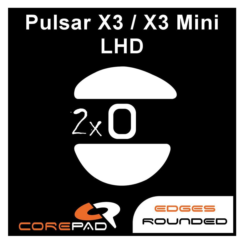 Corepad Skates Teflon PRO Pulsar X3 LHD / X3 Mini LHD