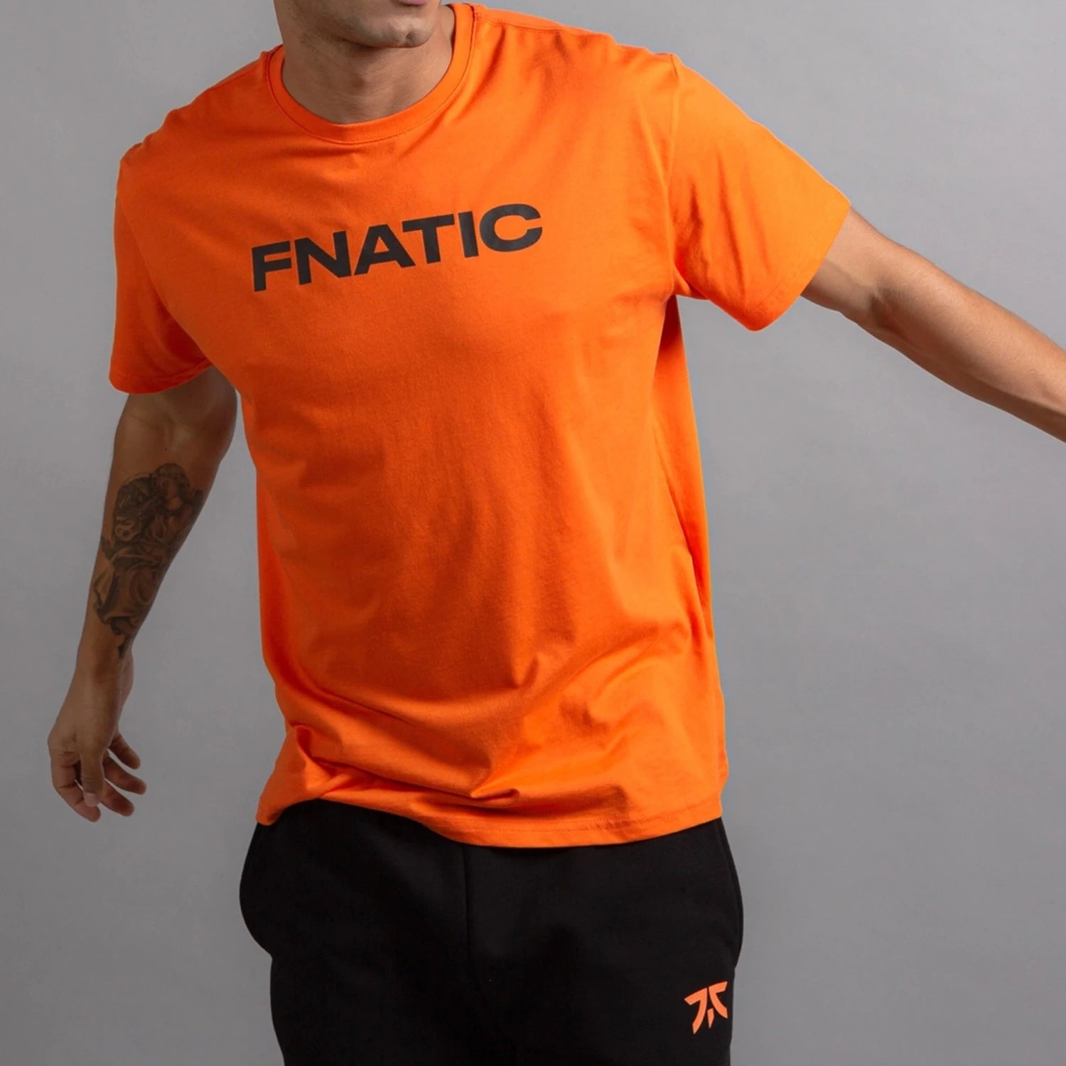 Fnatic T-Shirt Crest Tag Orange